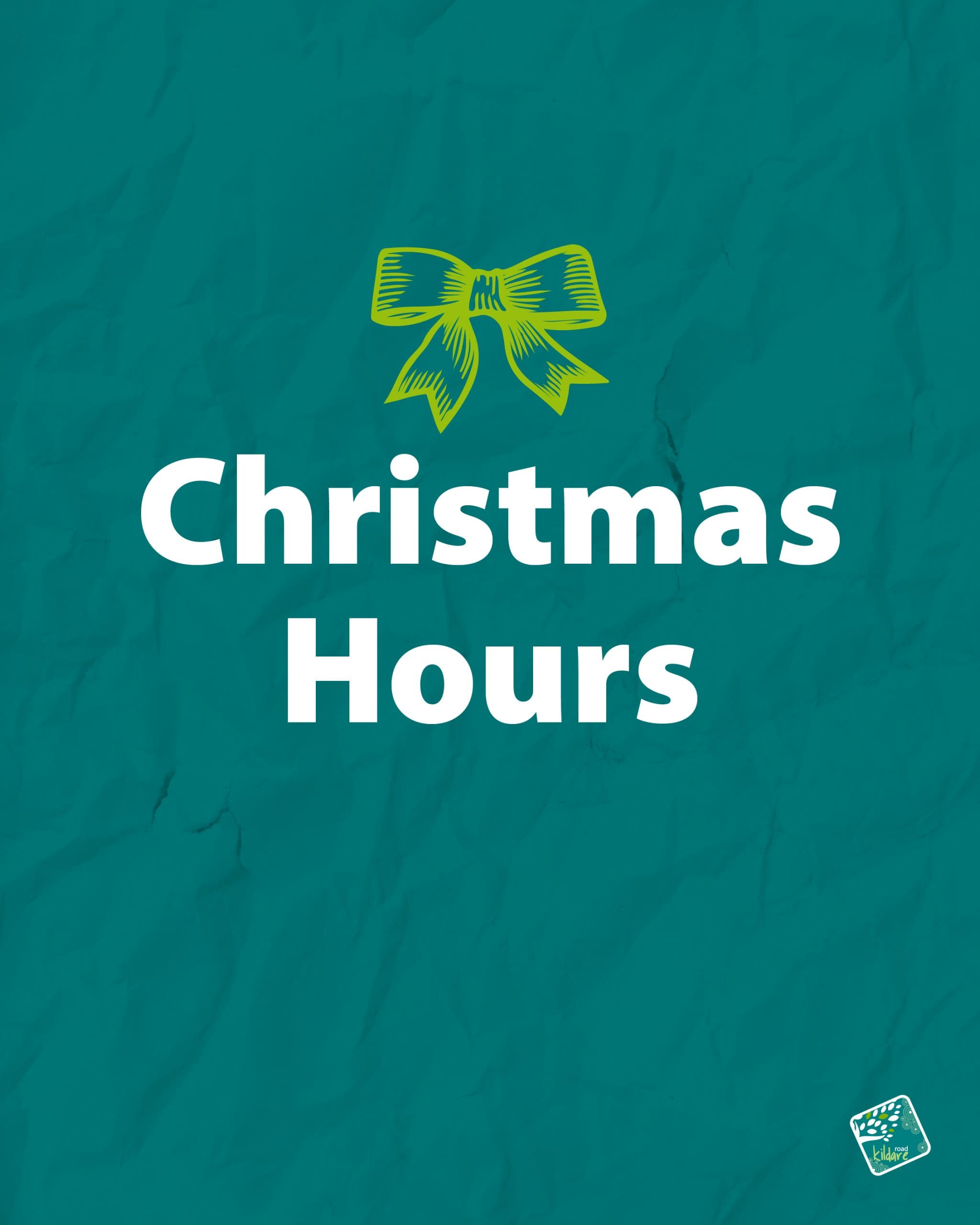 KRMC Christmas Opening Hours Kildare Road Medical Centre